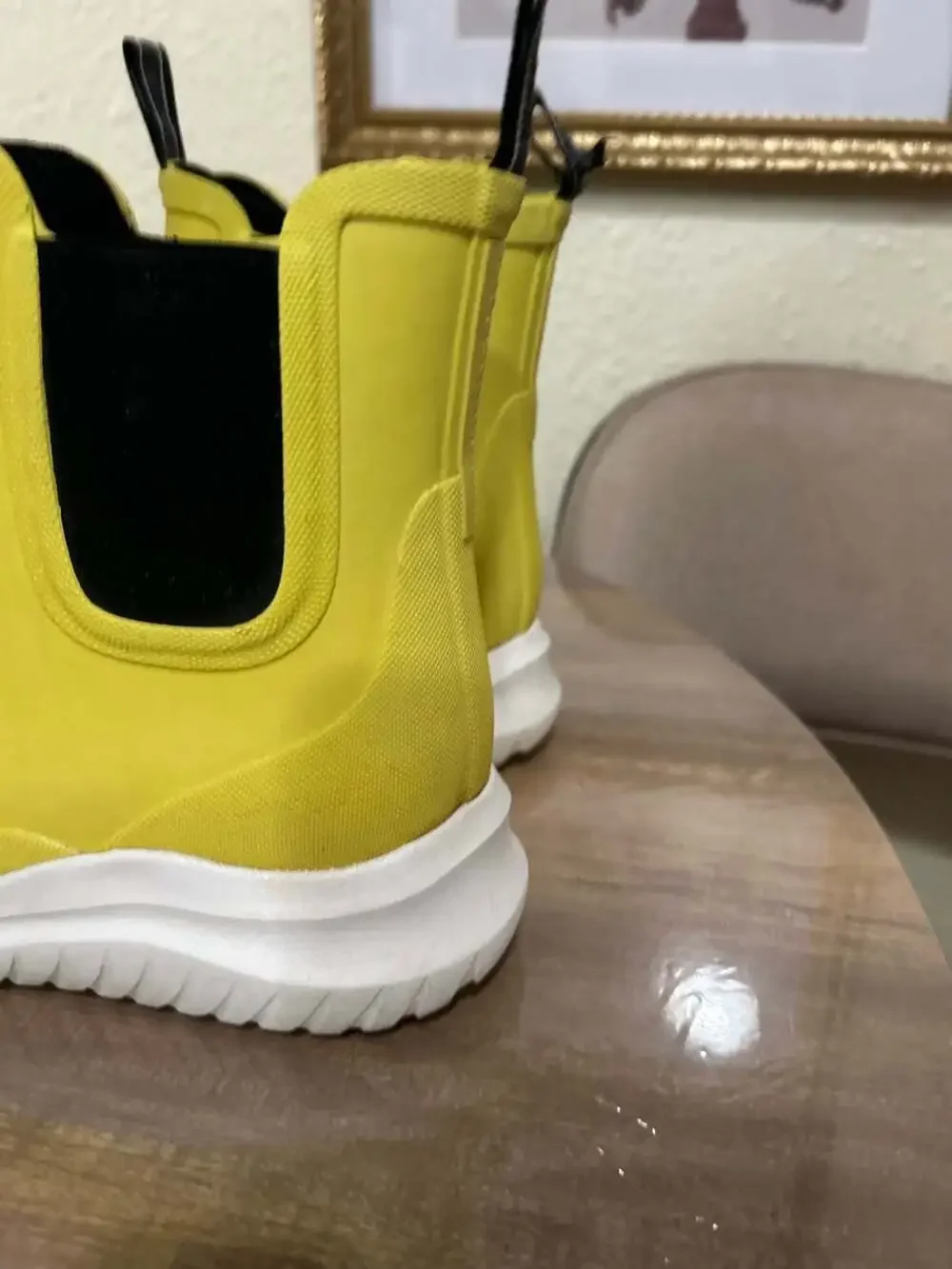 Ilse Jacobsen RUB 03C Waterproof Ankle Rain Boots in Sunbeam Yellow
